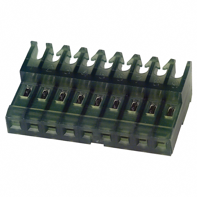 9 Position Rectangular Receptacle Connector IDC Tin 28 AWG